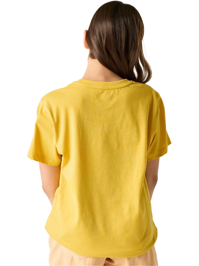 Camiseta bosley diseño floral para niños/niñas - regatta Amarillo pálido - Kiabi