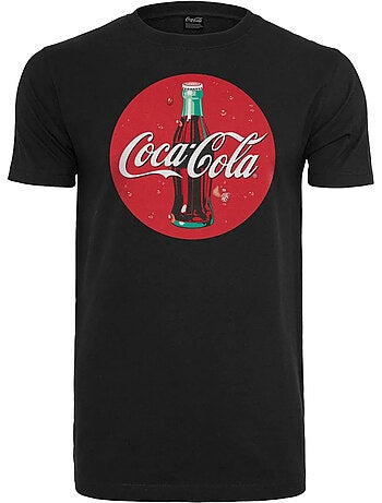 Camiseta bottle logo diseño coca cola para hombre - merchcode