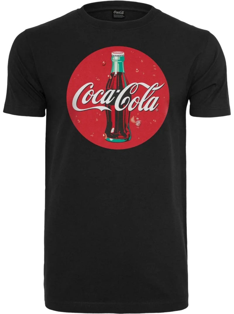 Camiseta bottle logo diseño coca cola para hombre - merchcode Negro - Kiabi