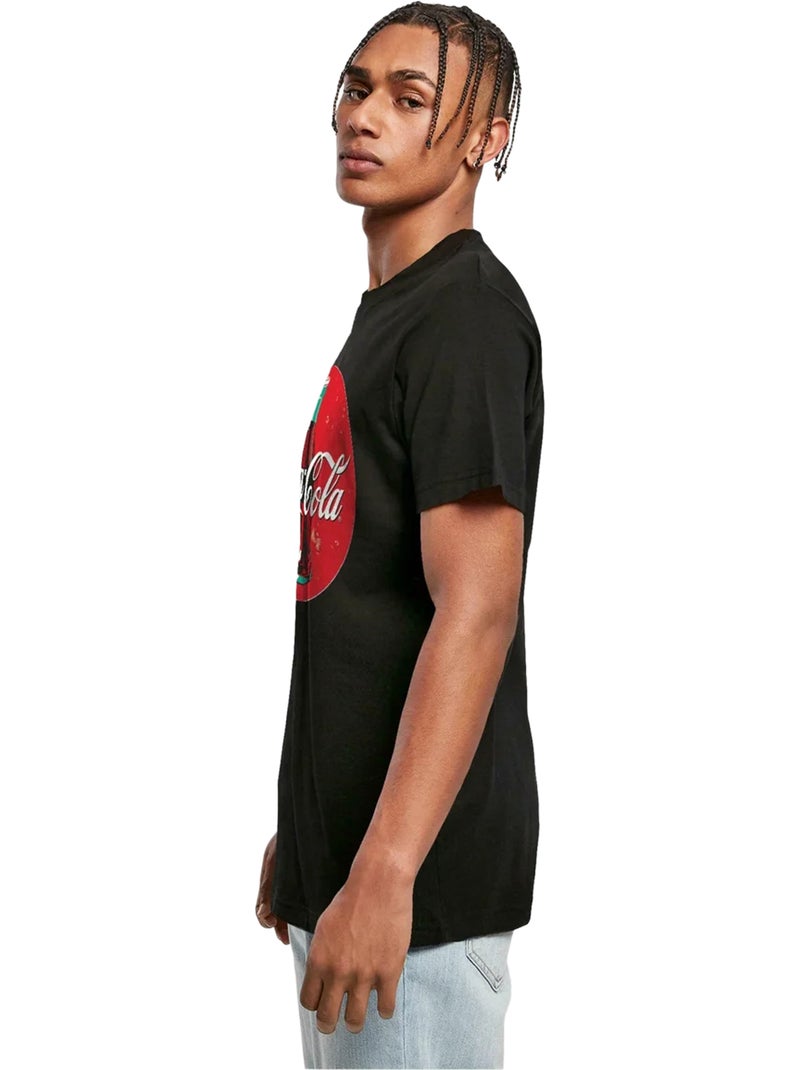 Camiseta bottle logo diseño coca cola para hombre - merchcode Negro - Kiabi