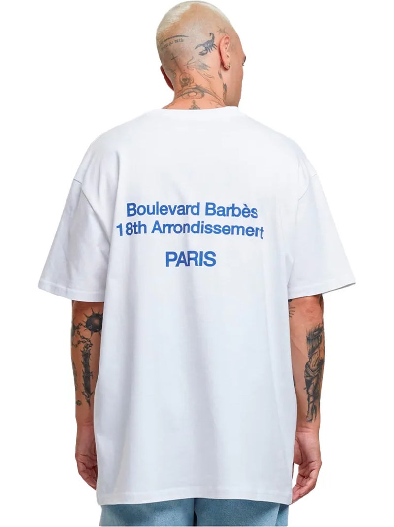 Camiseta boulevard barbs para hombre - mister tee Blanco - Kiabi