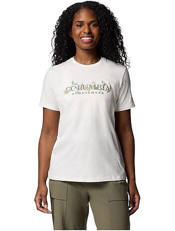 Camiseta boundless beauty diseño logotipo para mujer - columbia