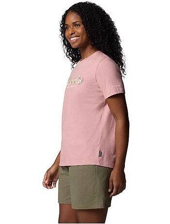 Camiseta boundless beauty diseño logotipo para mujer - columbia