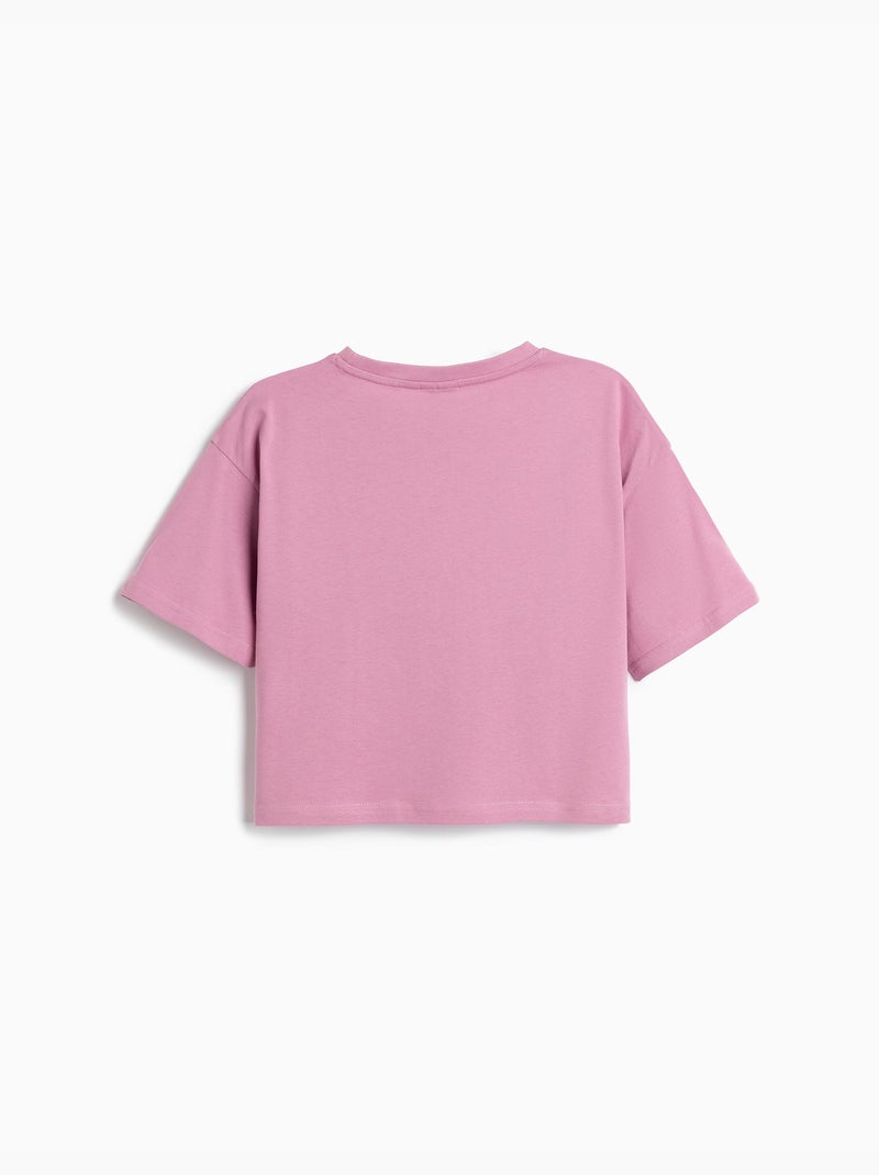 Camiseta Boxy CapyFun, MO Fashion Malva lila - Kiabi
