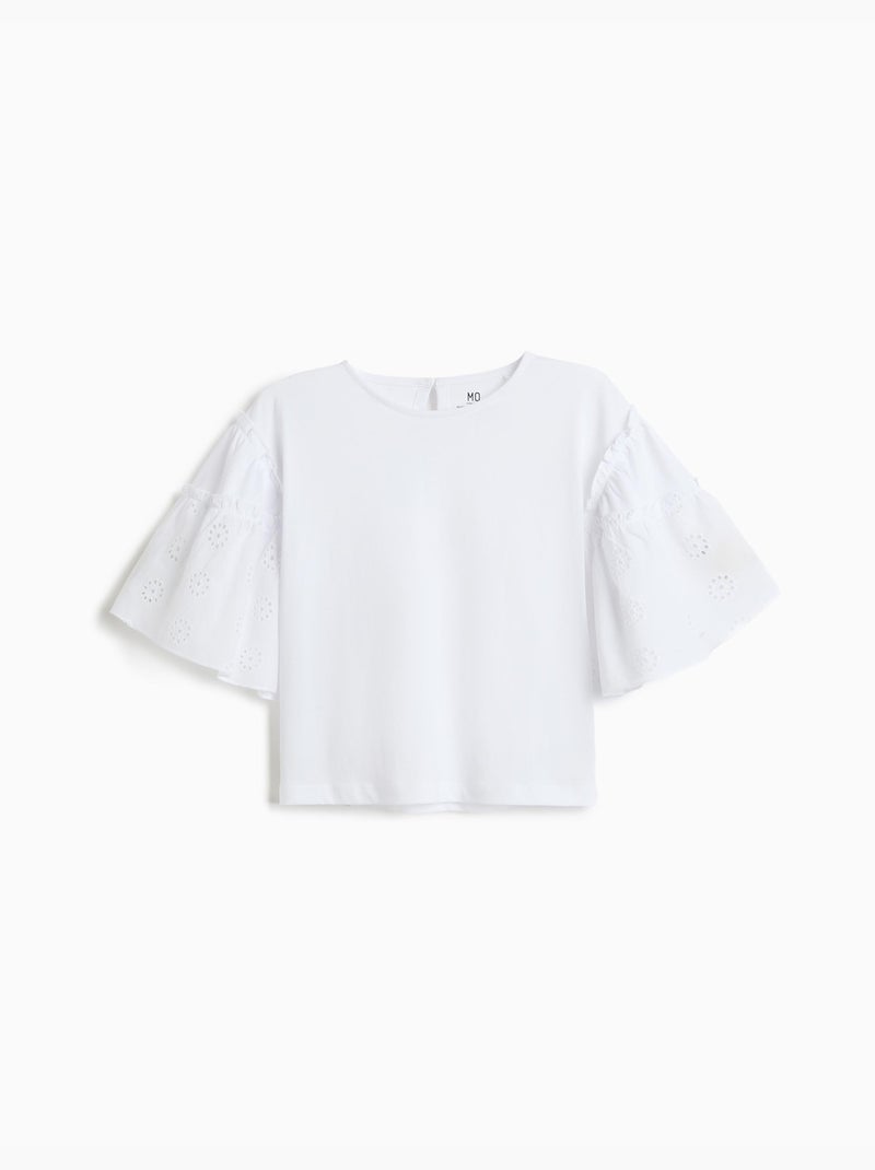 Camiseta Boxy, MO Fashion Blanco - Kiabi