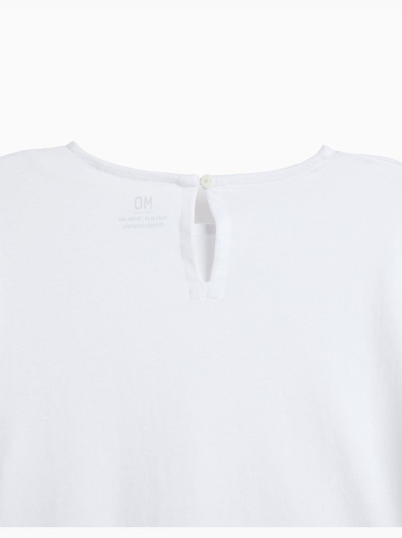 Camiseta Boxy, MO Fashion Blanco - Kiabi