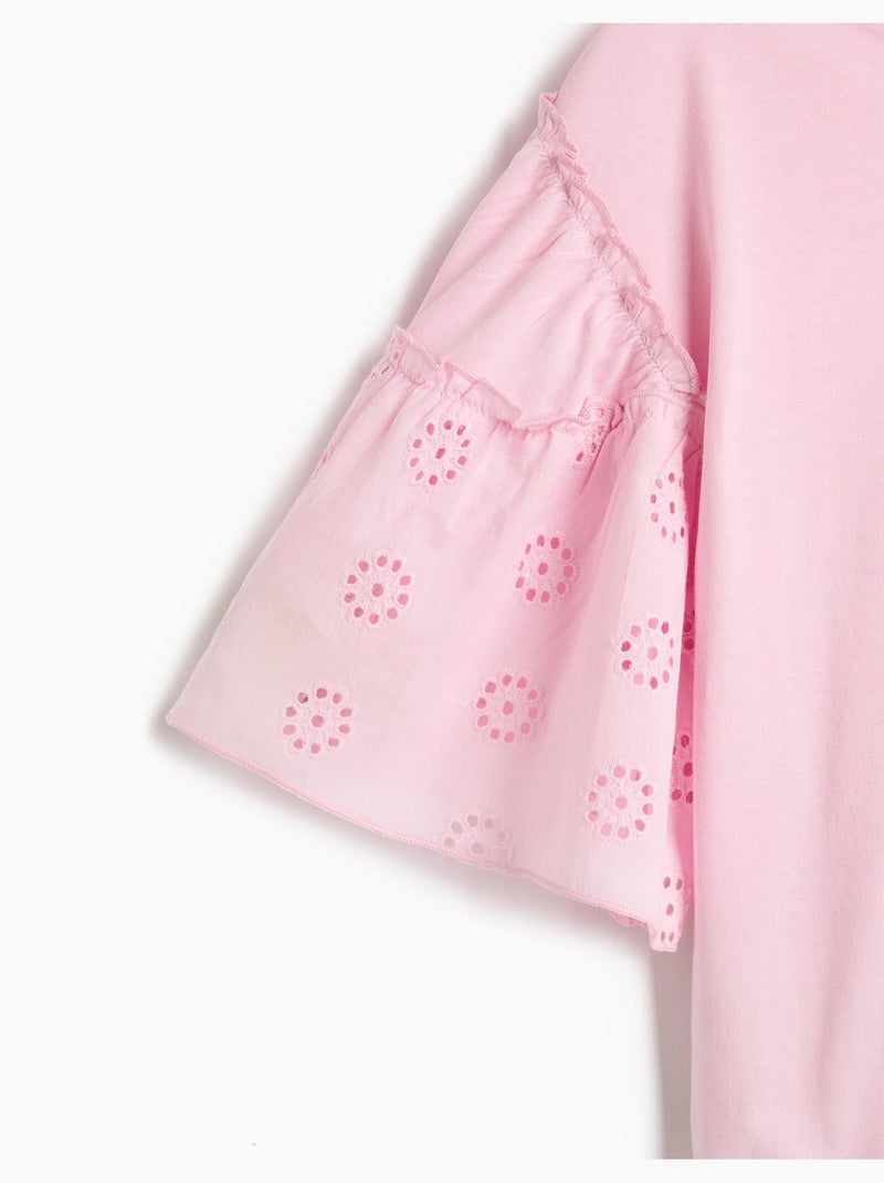 Camiseta Boxy, MO Fashion Rosa - Kiabi