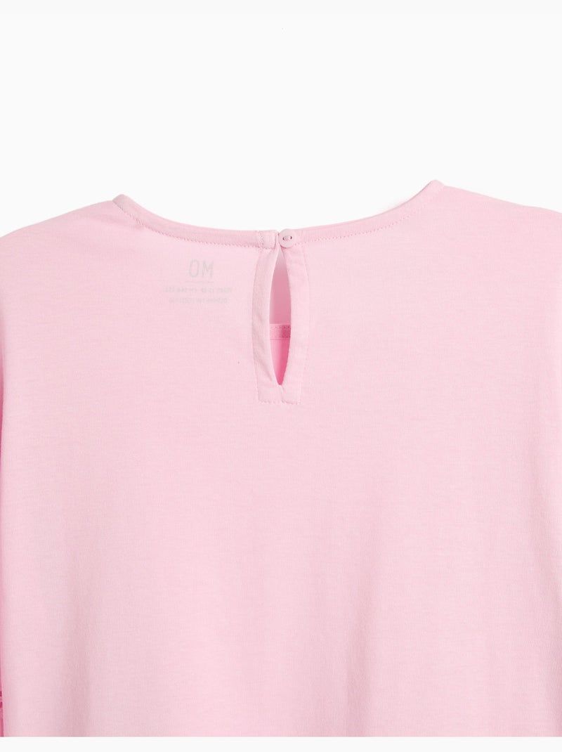 Camiseta Boxy, MO Fashion Rosa - Kiabi