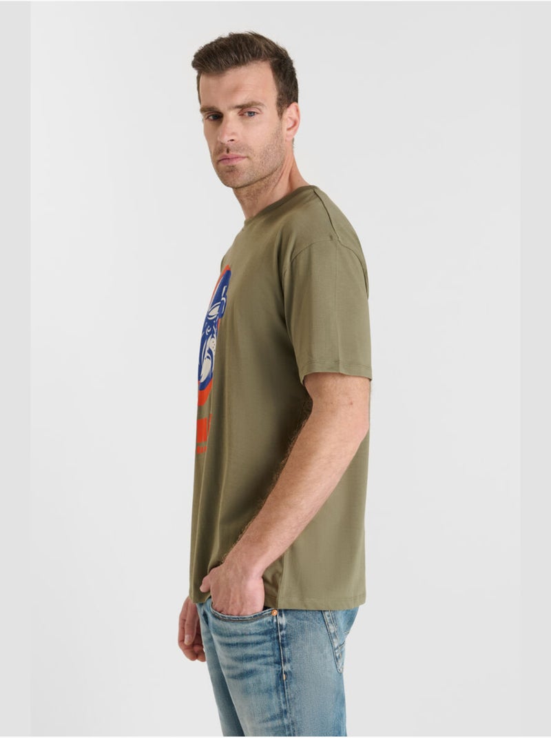 Camiseta Briggs Caqui - Kiabi