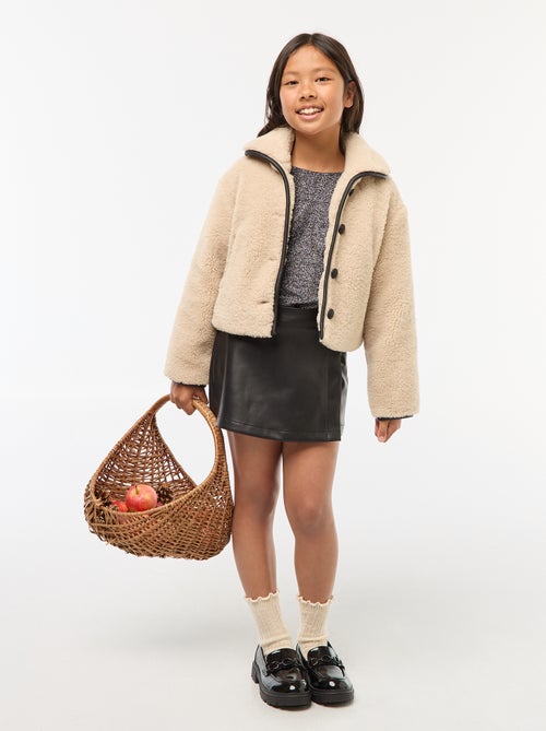 Camiseta brillante de manga larga - Kiabi