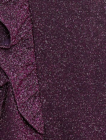 Camiseta brillante de manga larga