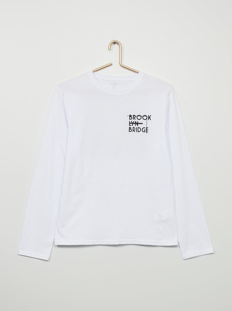 Camiseta 'Brooklyn' BLANCO - Kiabi