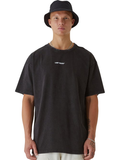 Camiseta butterfly v.3 lavado ácido para hombre - lost youth - Kiabi