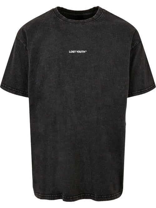 Camiseta butterfly v.3 lavado ácido para hombre - lost youth - Kiabi