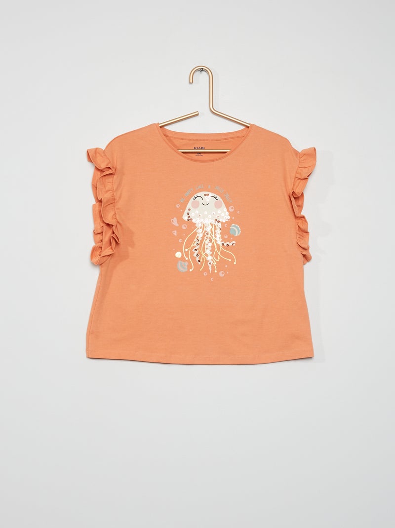 Camiseta 'caballito de mar' ROSA - Kiabi