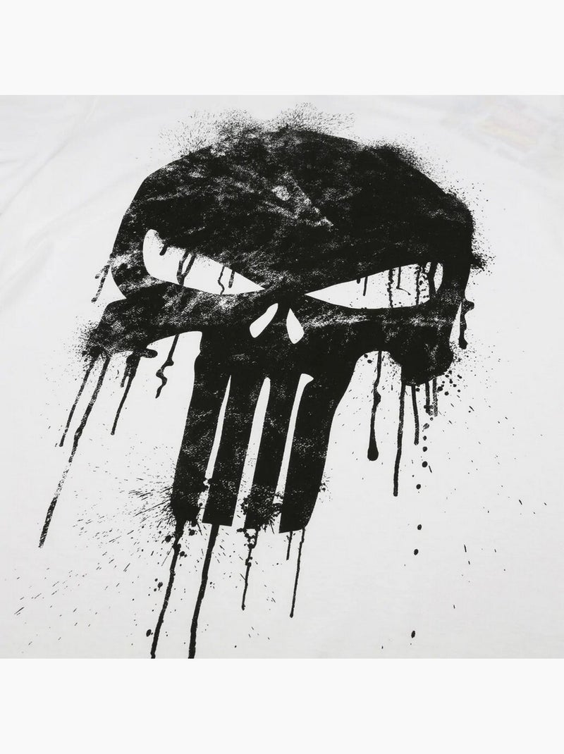 Camiseta calavera para hombre - el castigador Blanco - Kiabi