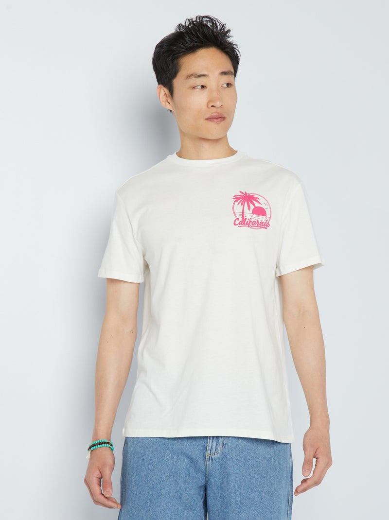 Camiseta California Blanco - Kiabi