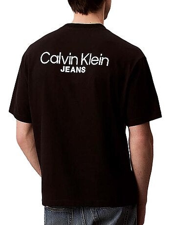 Camiseta Calvin Klein Jeans con Logo Estampado en la Espalda para Hombre