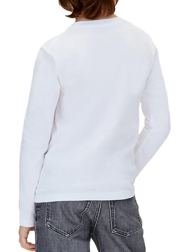 Camiseta Calvin Klein Jeans con monograma para niño Blanco - Kiabi