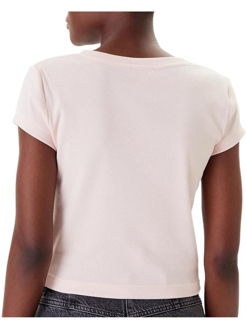Camiseta calvin klein jeans de mujer con Rosa - Kiabi