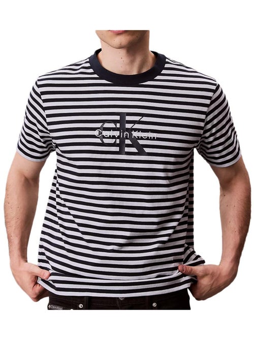 Camiseta Calvin Klein Jeans de rayas para hombre - Kiabi