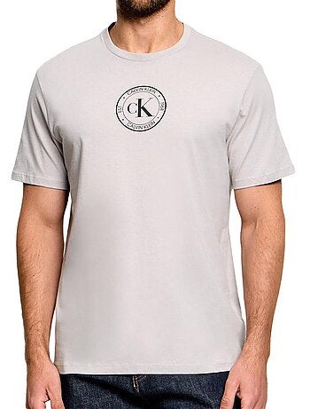 Camiseta de hombre calvin klein jeans con escudo