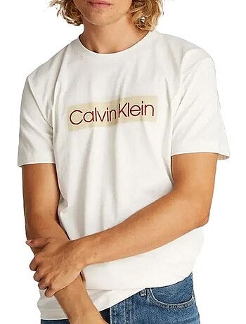 Camiseta Calvin Klein Jeans Hombre con Etiqueta