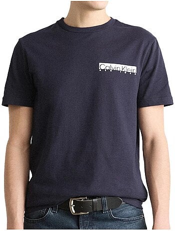Camiseta Calvin Klein Jeans Hombre con Logo en el Pecho