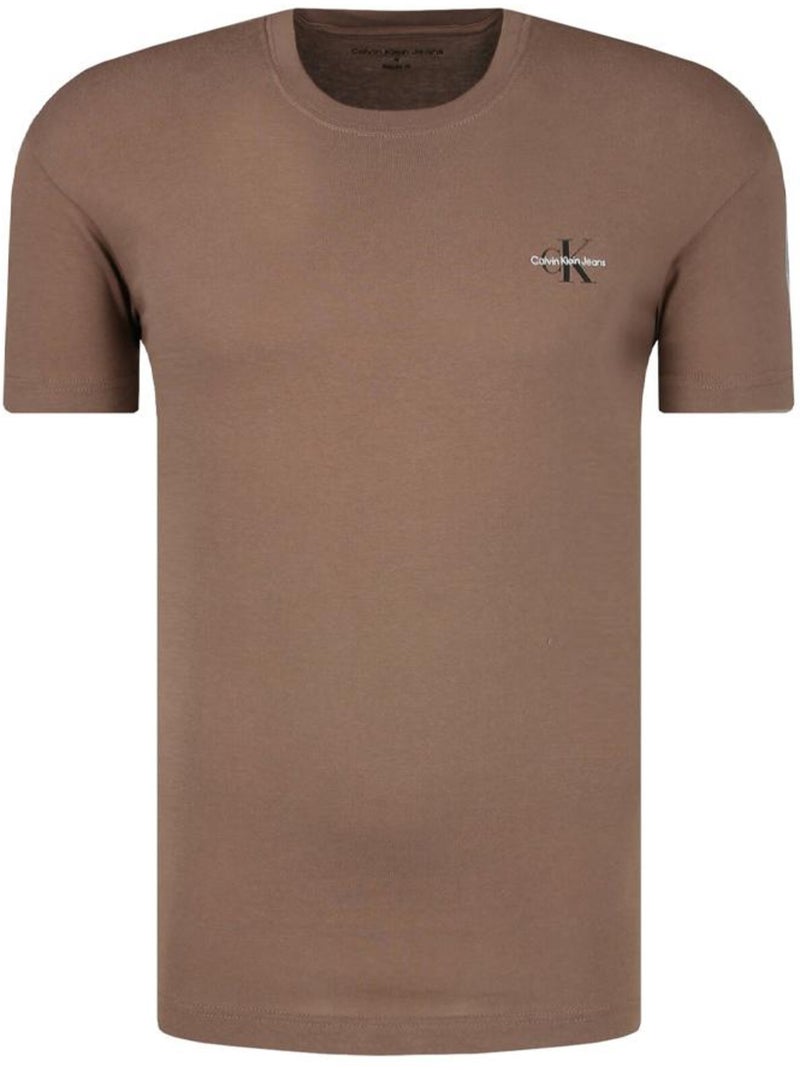 Camiseta Calvin Klein Jeans Hombre Marrón capuchino - Kiabi