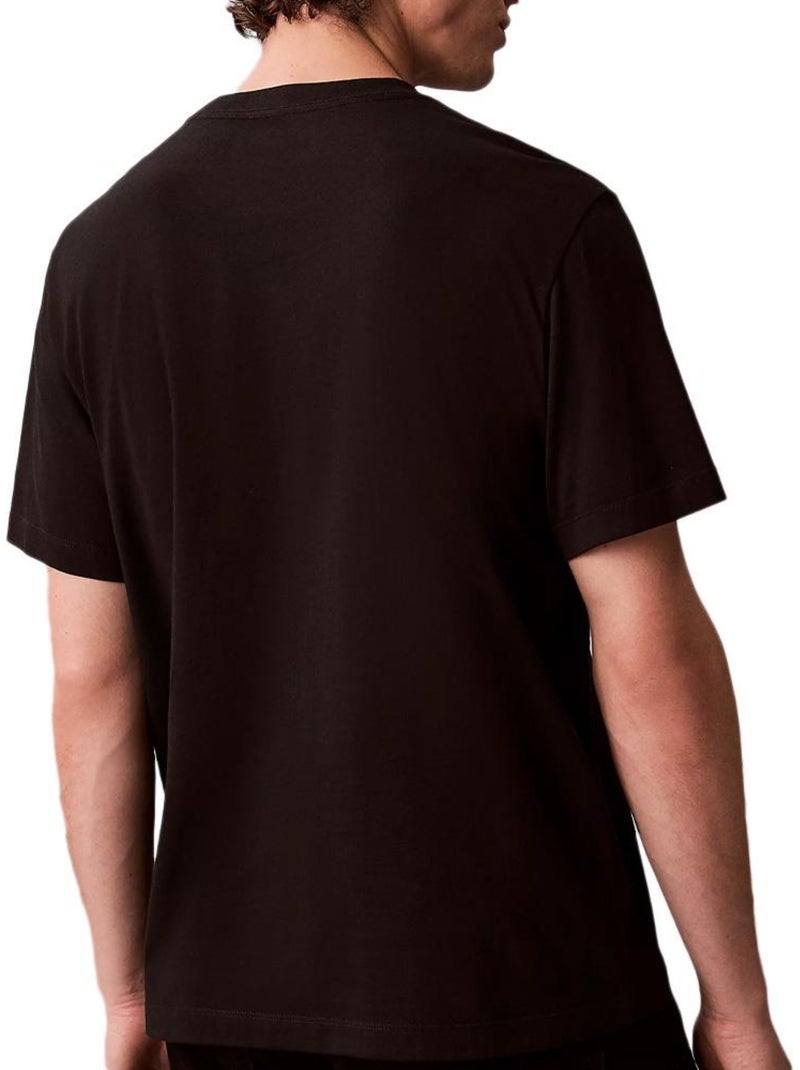 Camiseta calvin klein jeans hombre Negro - Kiabi