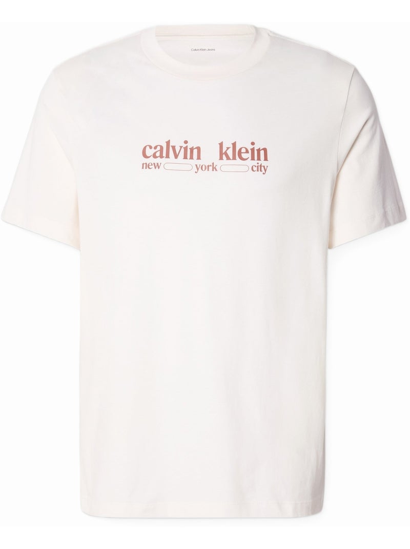Camiseta Calvin Klein Jeans para Hombre Blanco - Kiabi