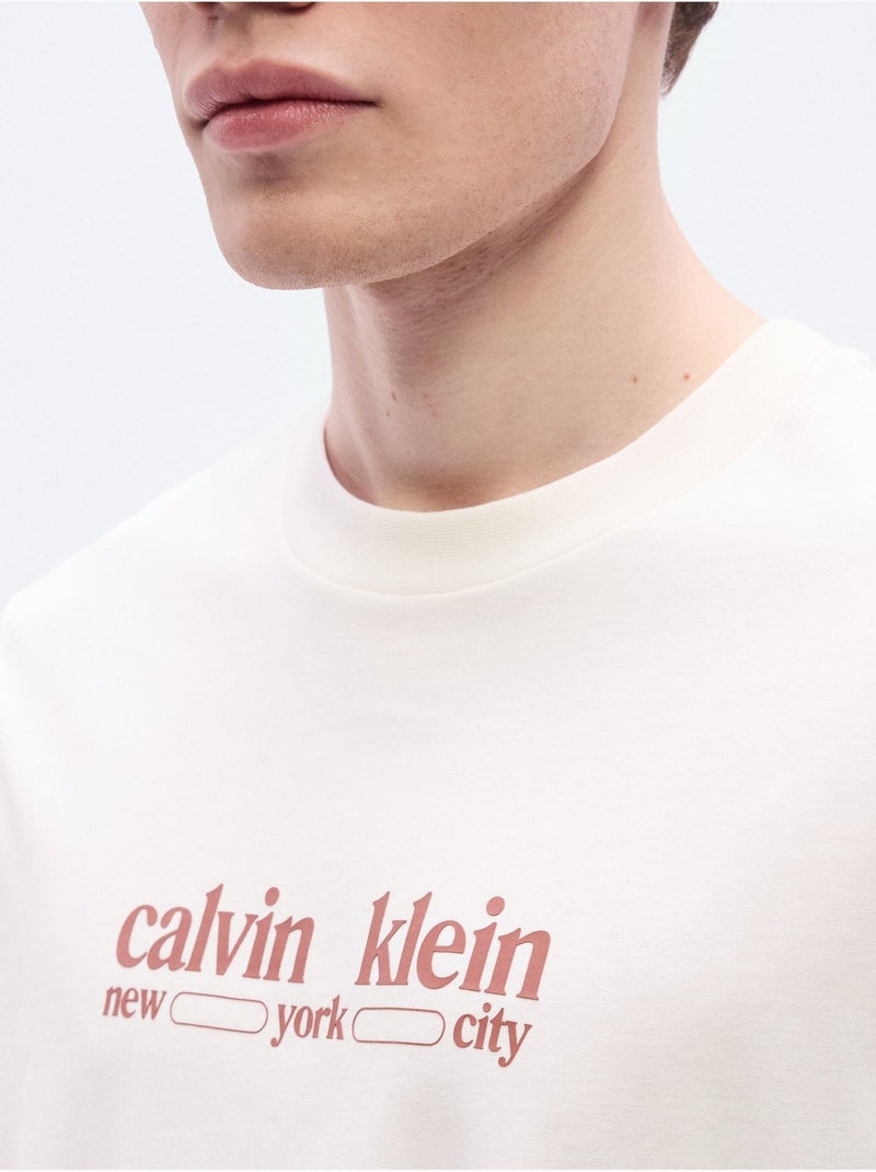 Camiseta Calvin Klein Jeans para Hombre Blanco - Kiabi