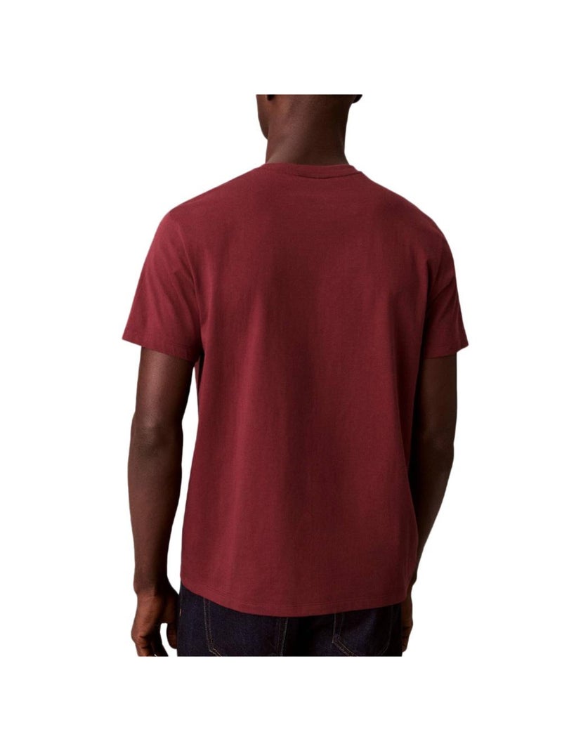 Camiseta Calvin Klein Jeans para Hombre Burdeos - Kiabi
