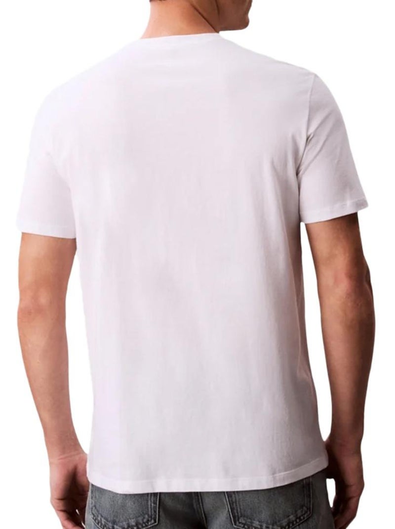 Camiseta Calvin Klein Jeans para Hombre en Blanco - Kiabi