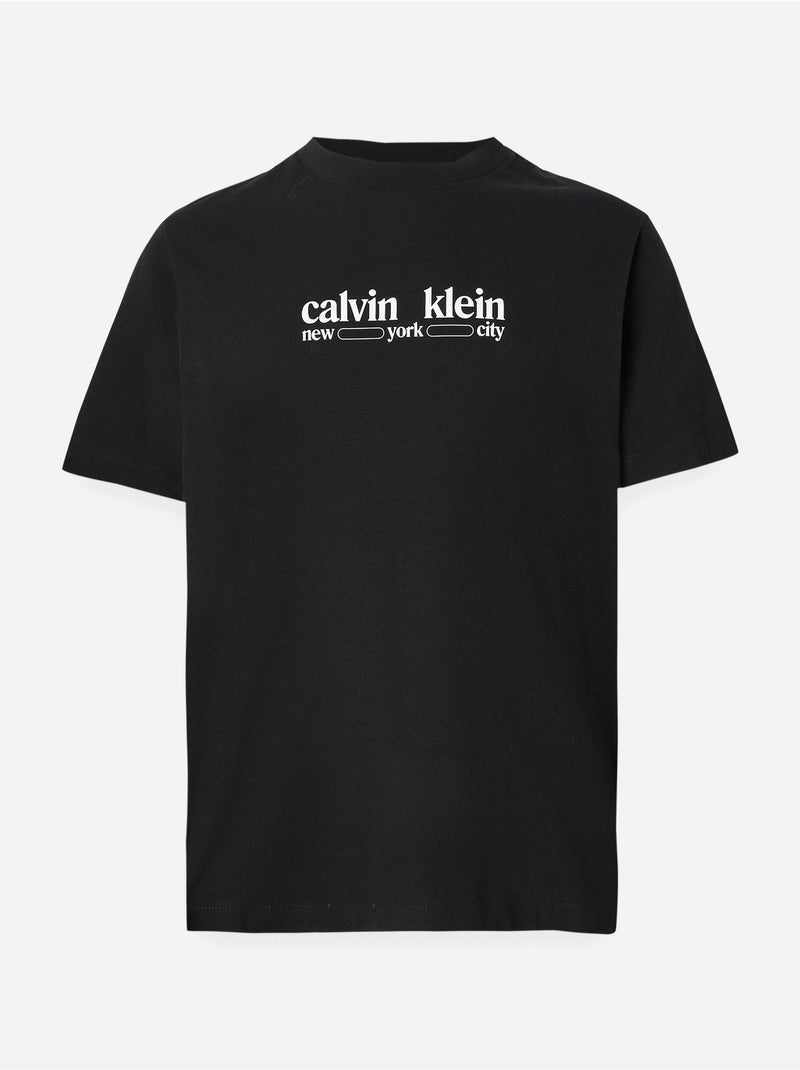 Camiseta Calvin Klein Jeans para Hombre Negro - Kiabi