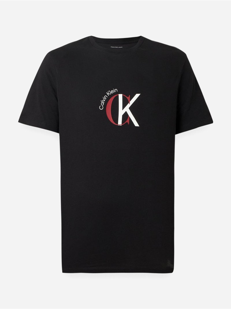 Camiseta Calvin Klein Jeans para Hombre Negro - Kiabi