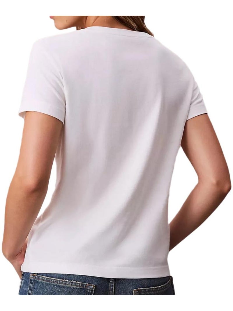Camiseta Calvin Klein Jeans para Mujer | Blanco - Kiabi
