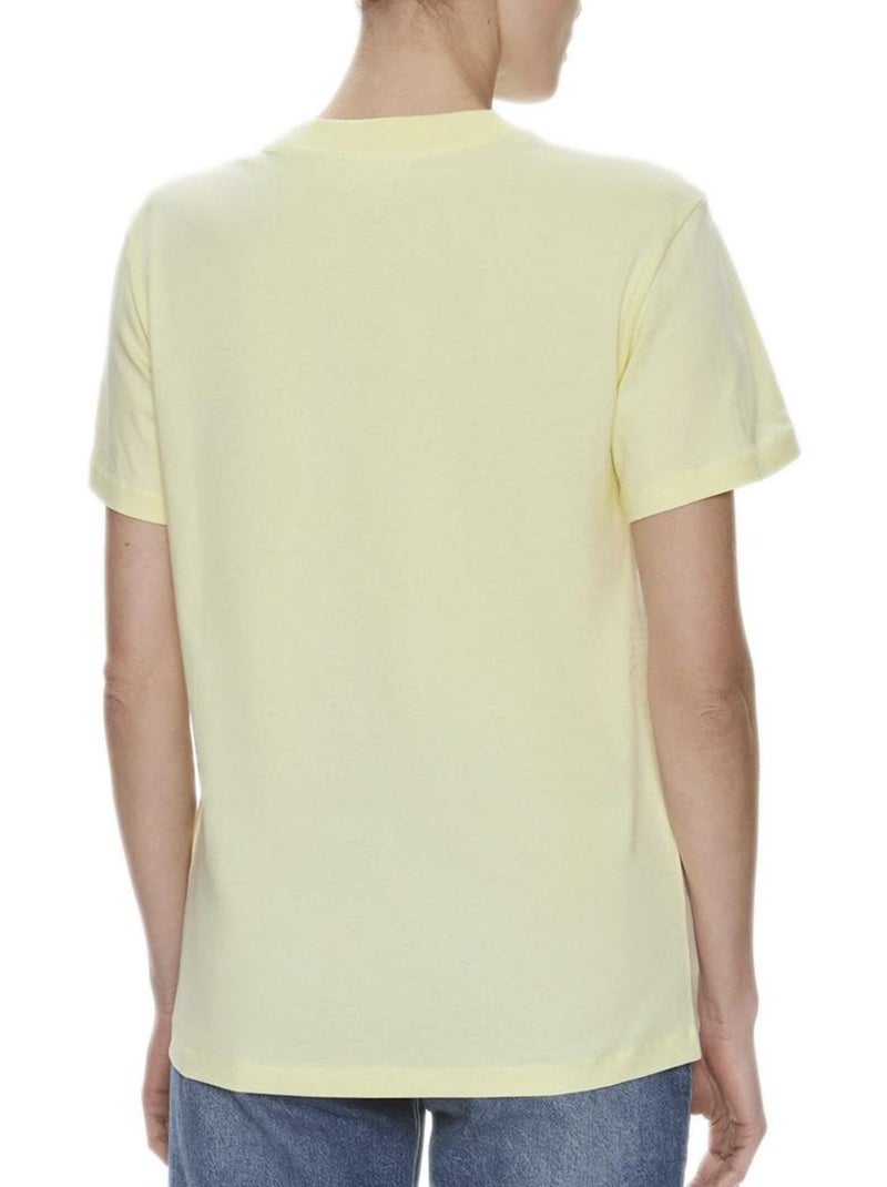 Camiseta Calvin Klein Jeans para Mujer Amarillo - Kiabi