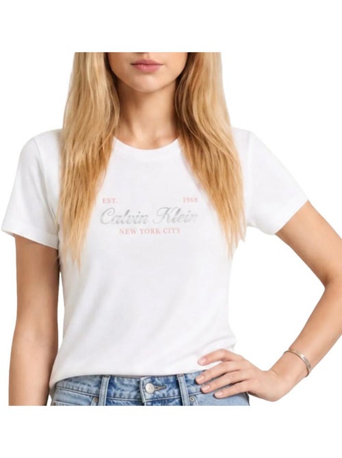 Camiseta calvin klein jeans para mujer - Kiabi Camiseta calvin klein jeans para mujer - Kiabi