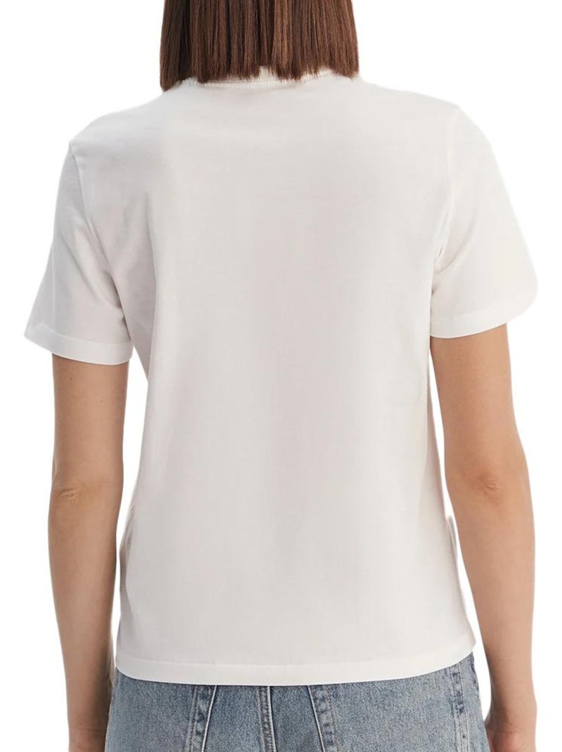 Camiseta Calvin Klein Jeans para Mujer Blanco - Kiabi