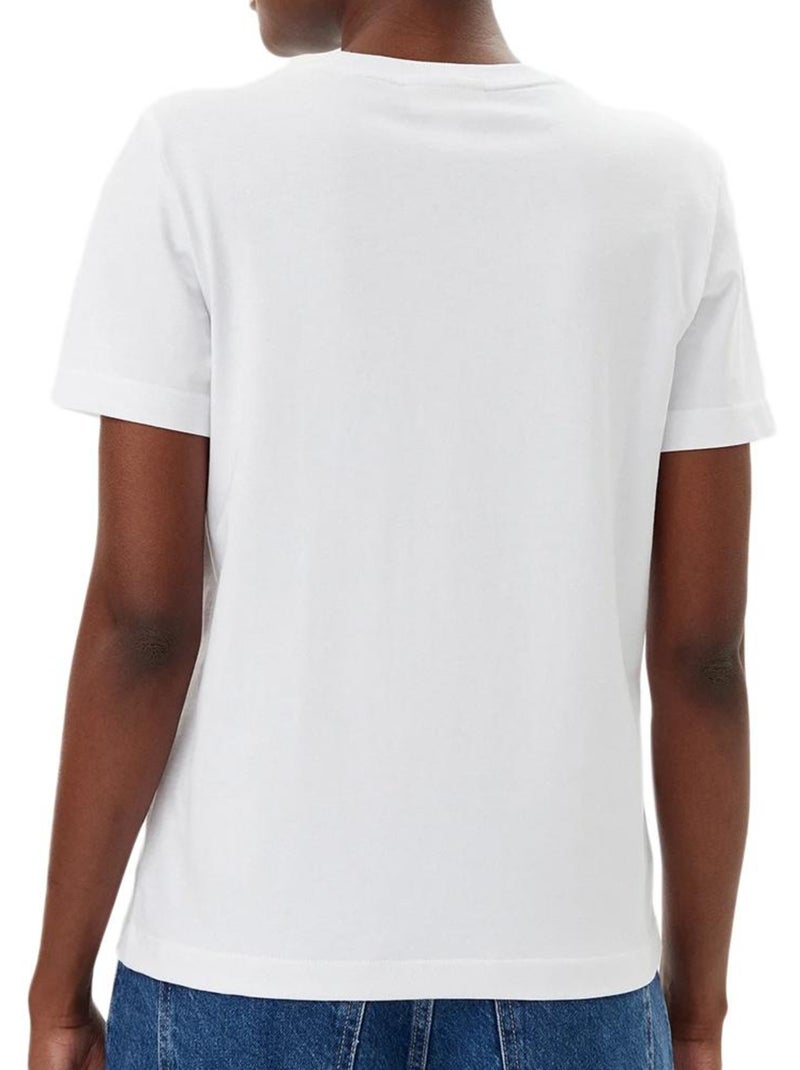 Camiseta Calvin Klein Jeans para Mujer Blanco - Kiabi
