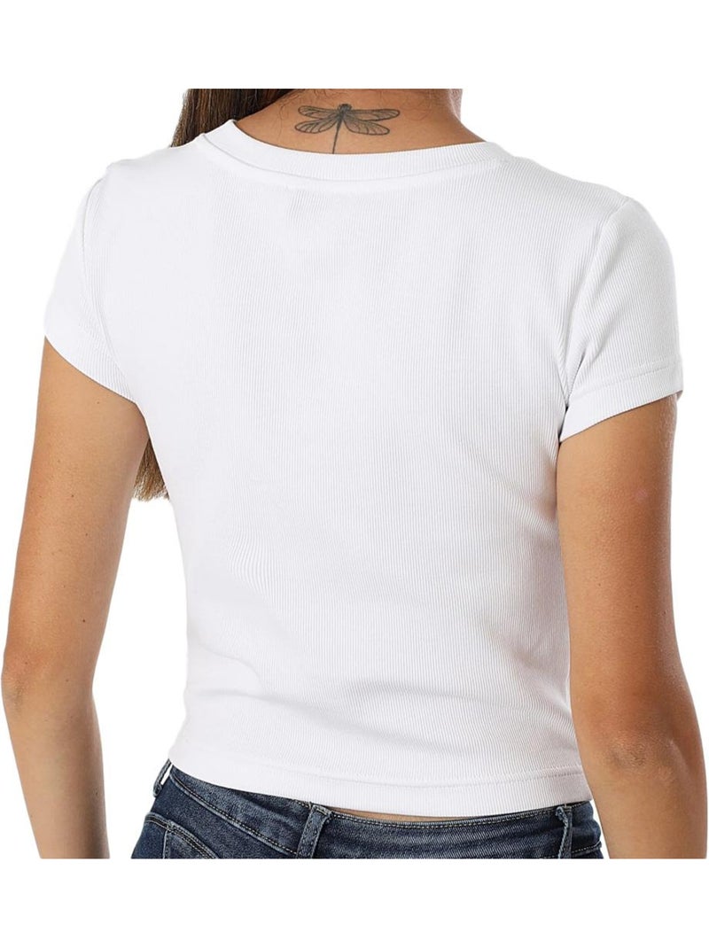 Camiseta Calvin Klein Jeans para Mujer | Colección Blanco - Kiabi