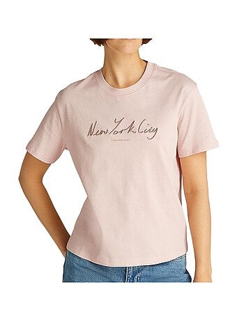 Camiseta Calvin Klein Jeans para Mujer con Bordado