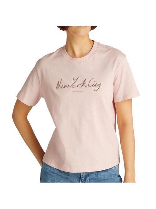 Camiseta Calvin Klein Jeans para Mujer con Bordado - Kiabi