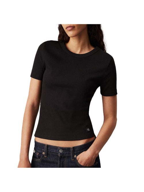 Camiseta Calvin Klein Jeans para Mujer con Logo - Kiabi Camiseta Calvin Klein Jeans para Mujer con Logo - Kiabi