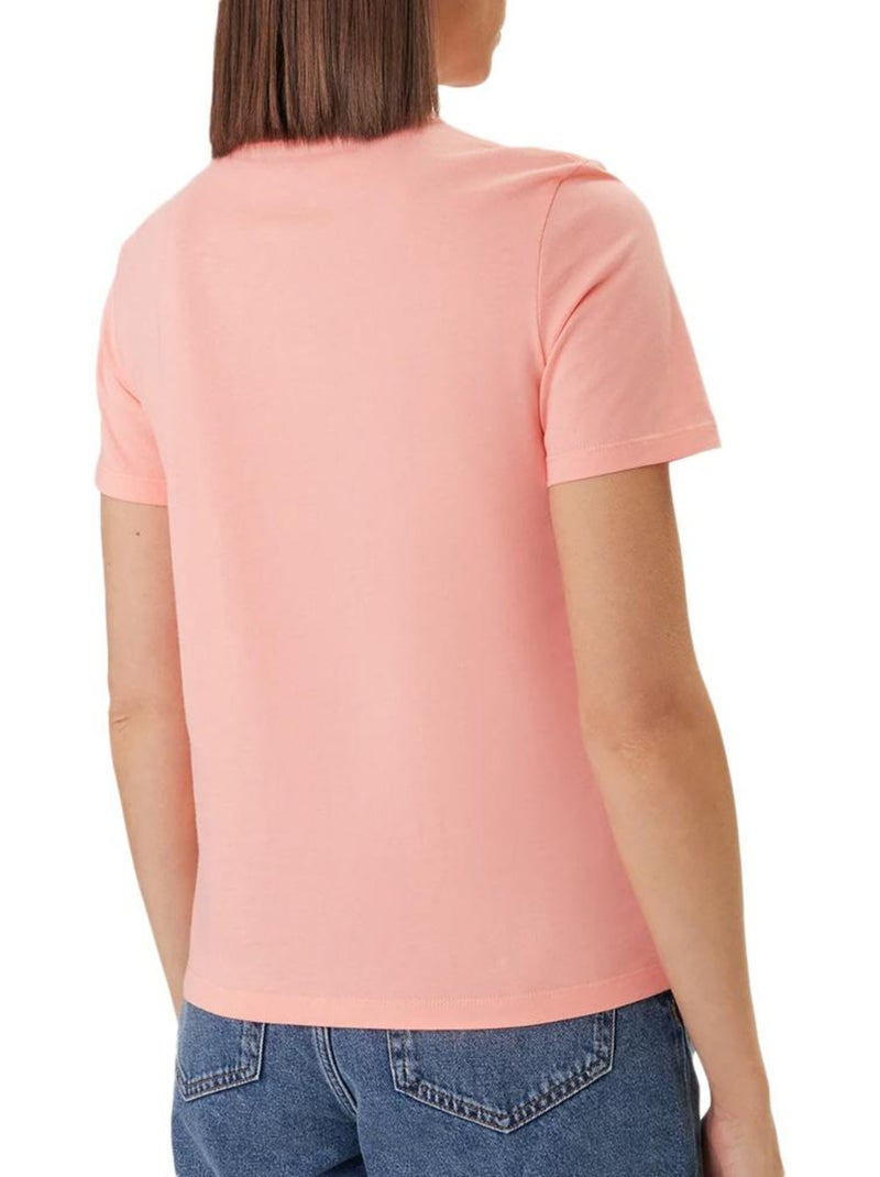 Camiseta Calvin Klein Jeans para Mujer Melocotón - Kiabi