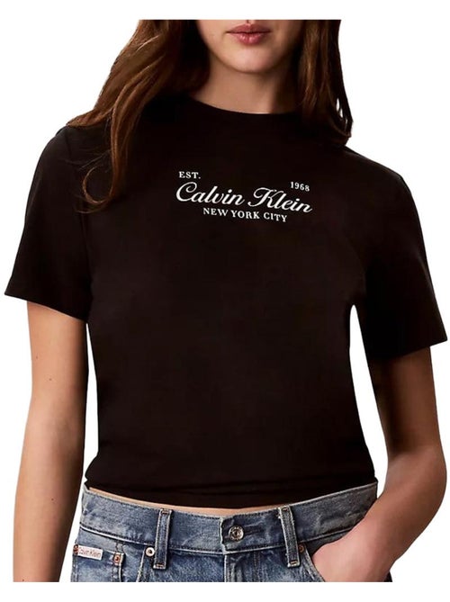 Camiseta calvin klein jeans para mujer - Kiabi Camiseta calvin klein jeans para mujer - Kiabi