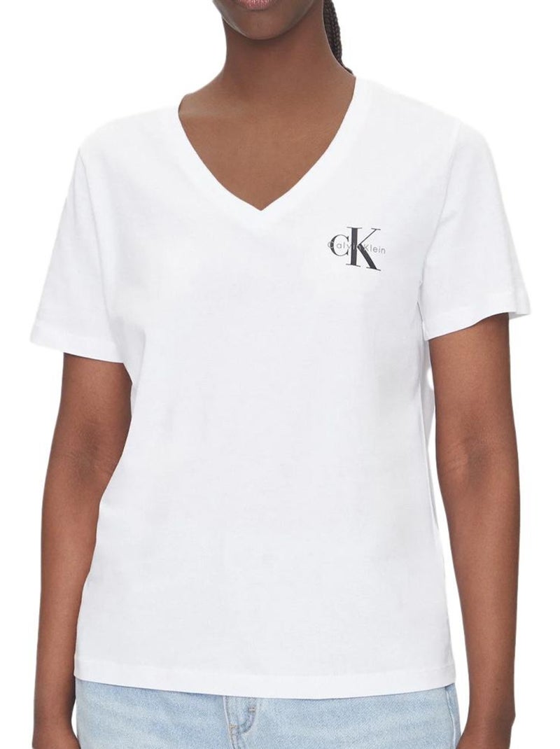Camiseta calvin klein jeans para mujer Negro - Kiabi