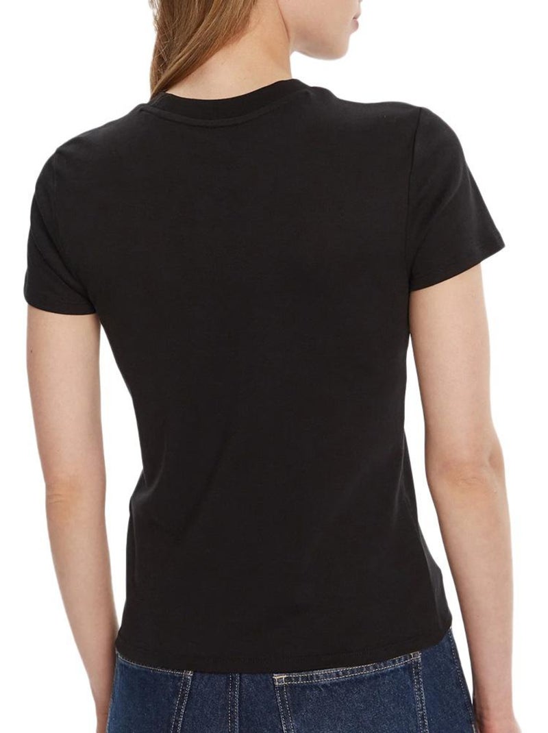 Camiseta Calvin Klein Jeans para Mujer Negro - Kiabi