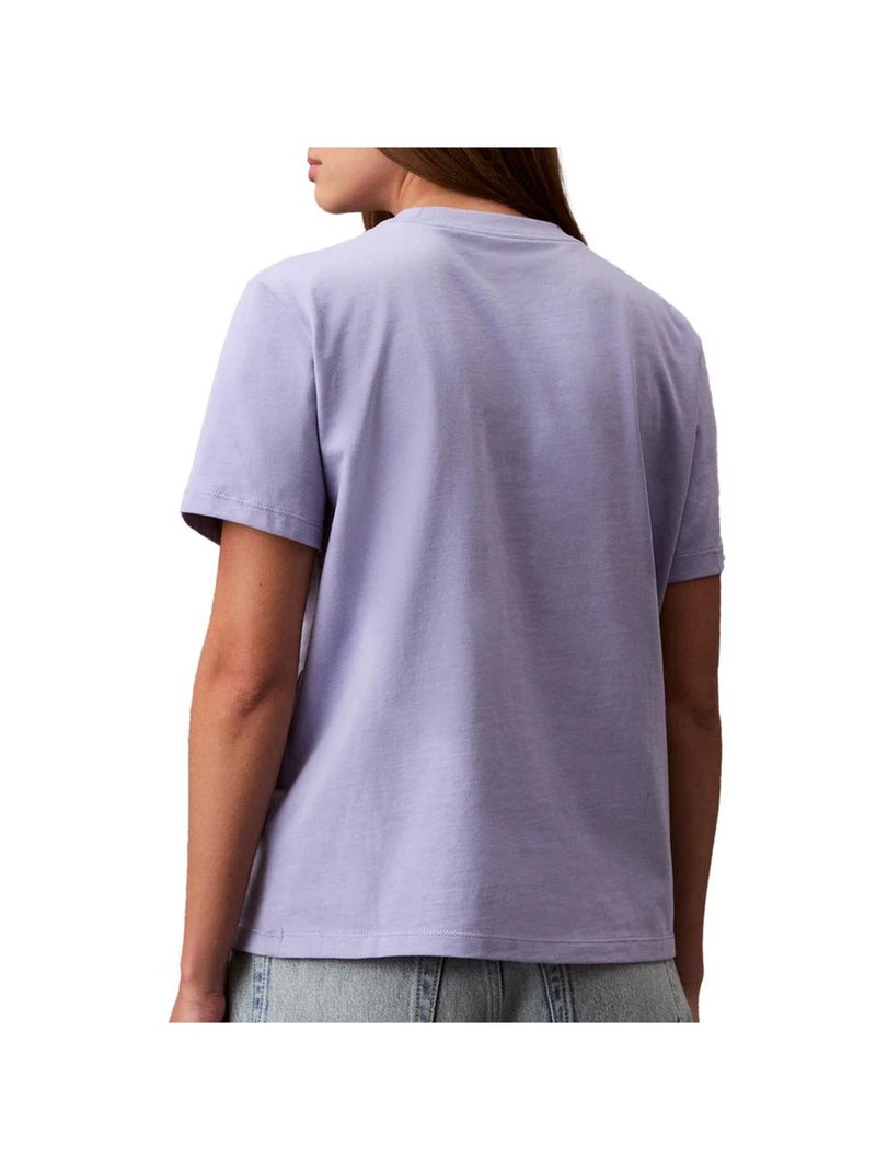 Camiseta Calvin Klein Jeans para Mujer Violeta - Kiabi
